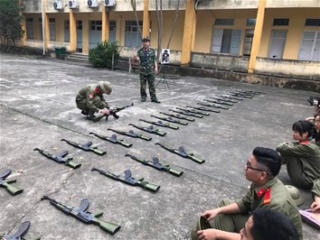 HỌC QUÂN SỰ TẠI CƠ SỞ 2 - ĐẠI HỌC ĐIỆN LỰC