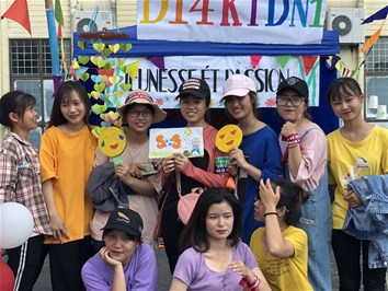 Ngày hội trại khóa D14 - đợt học 5 tại Cơ sở 2 Đại học Điện Lực